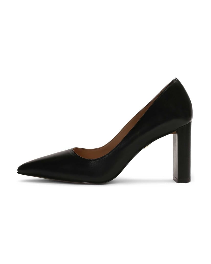 Kazar-Black-pumps-on-a-post-černá
