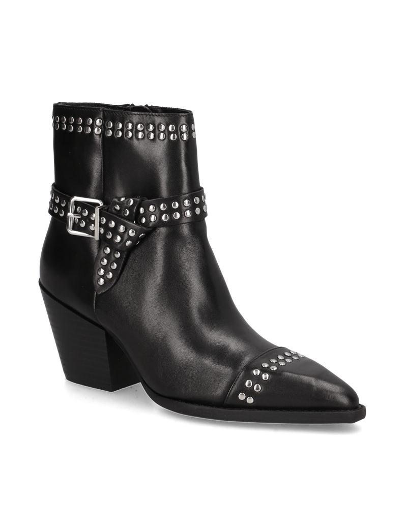 Kate-Gray-hladká-koža-čižmičky-čierna