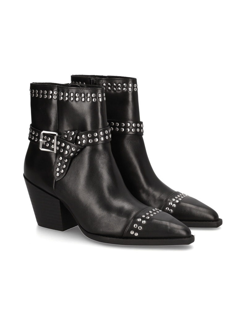 Kate-Gray-hladká-koža-čižmičky-čierna