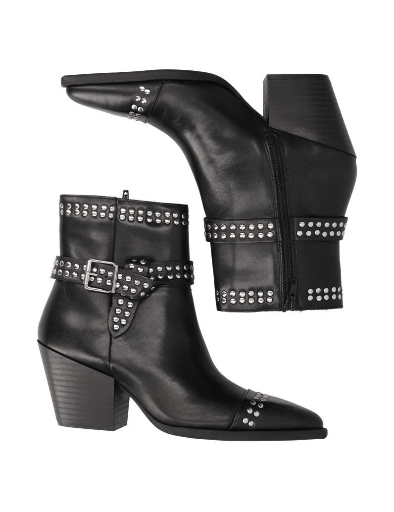 Kate-Gray-hladká-koža-čižmičky-čierna