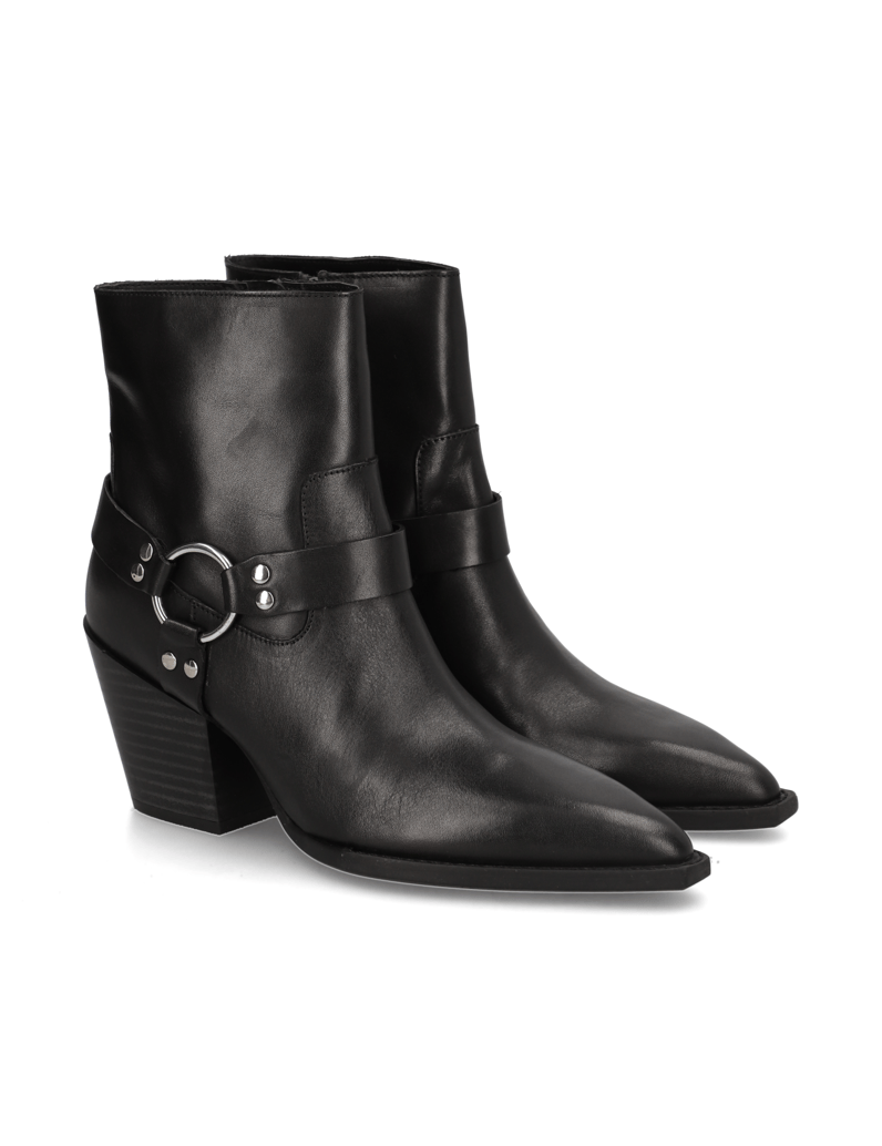 Kate-Gray-hladká-koža-čižmičky-čierna