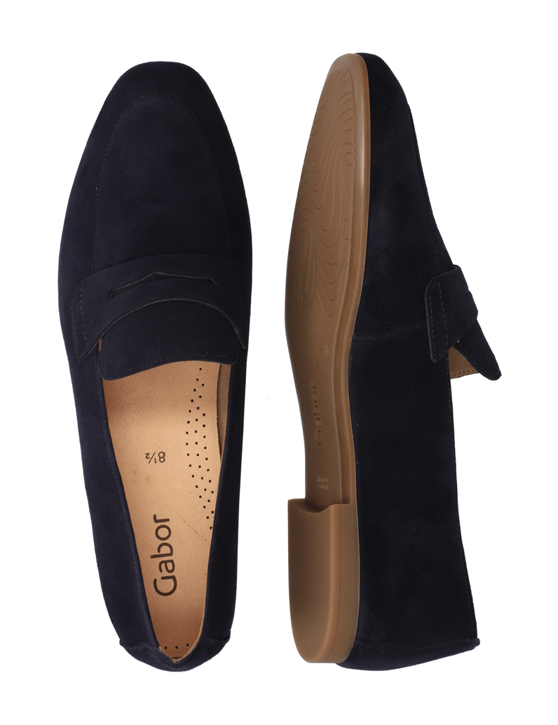 Gabor-velúr-klasická-nazúvacia-obuv-zelená