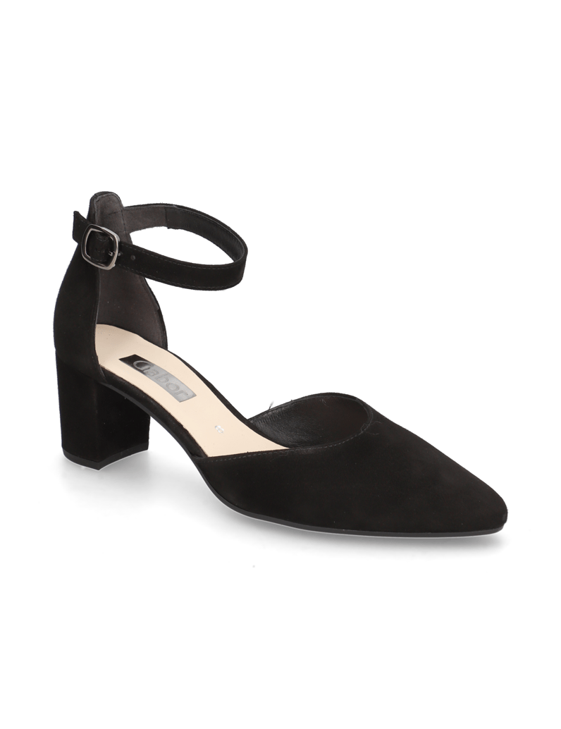 Gabor-Veloursleder-Pumps-schwarz