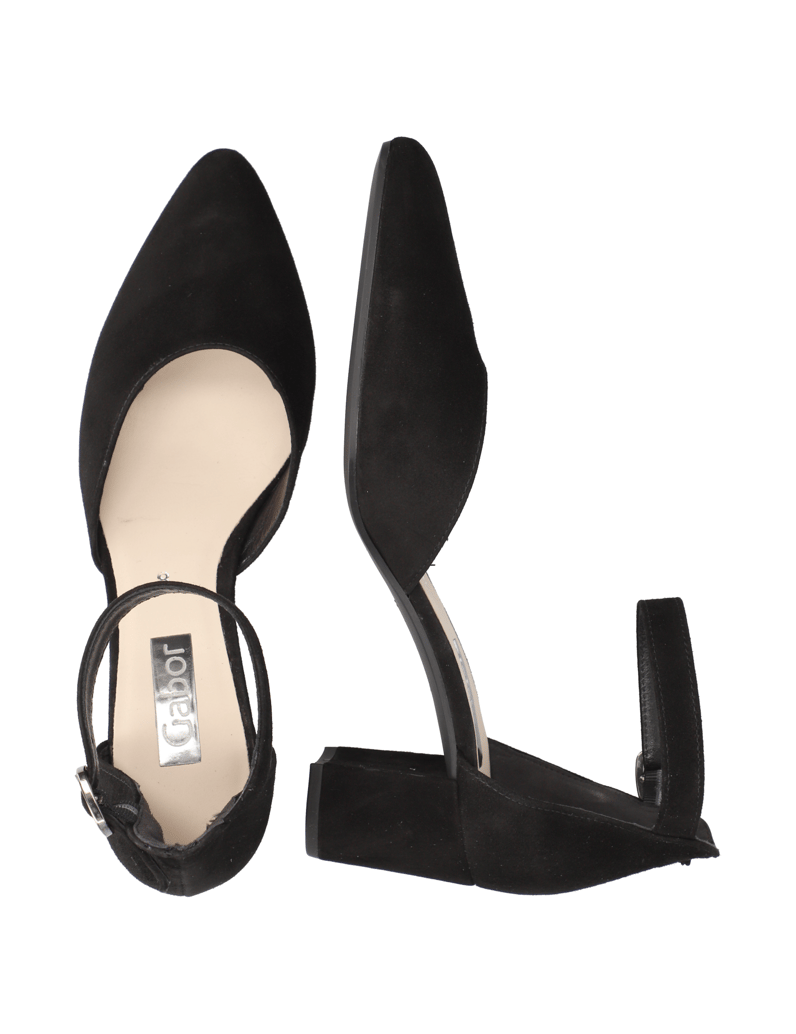 Gabor-Veloursleder-Pumps-schwarz