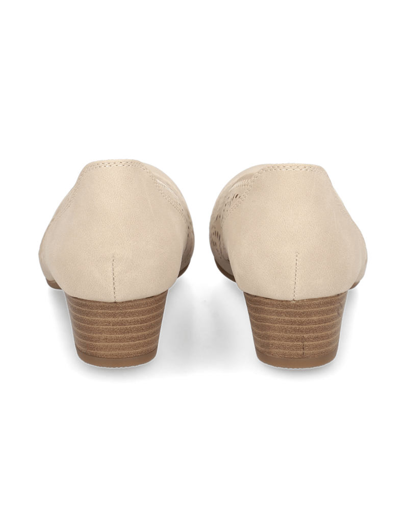 RELIFE-Lederimitat-Keilsandale-beige