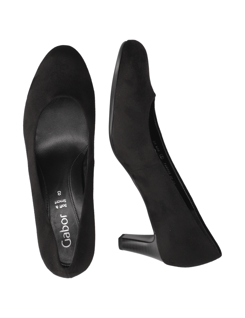 Gabor-Veloursleder-Pumps-schwarz