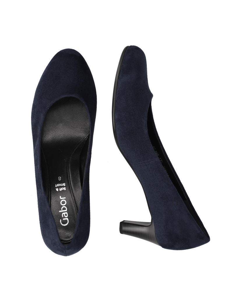 Gabor-Veloursleder-Pumps-schwarz