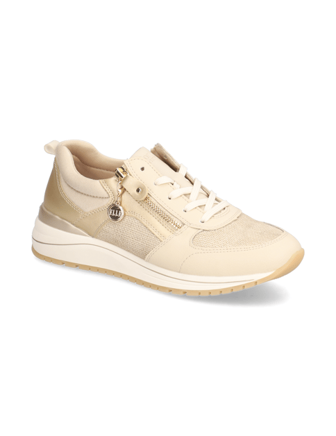 

Lederkombination Sneaker, Béžová