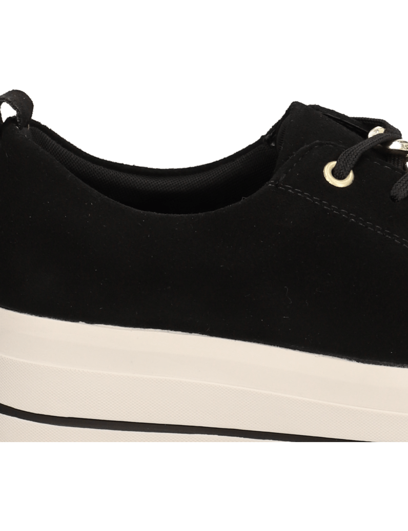 Remonte-velúr-tenisky-čierna