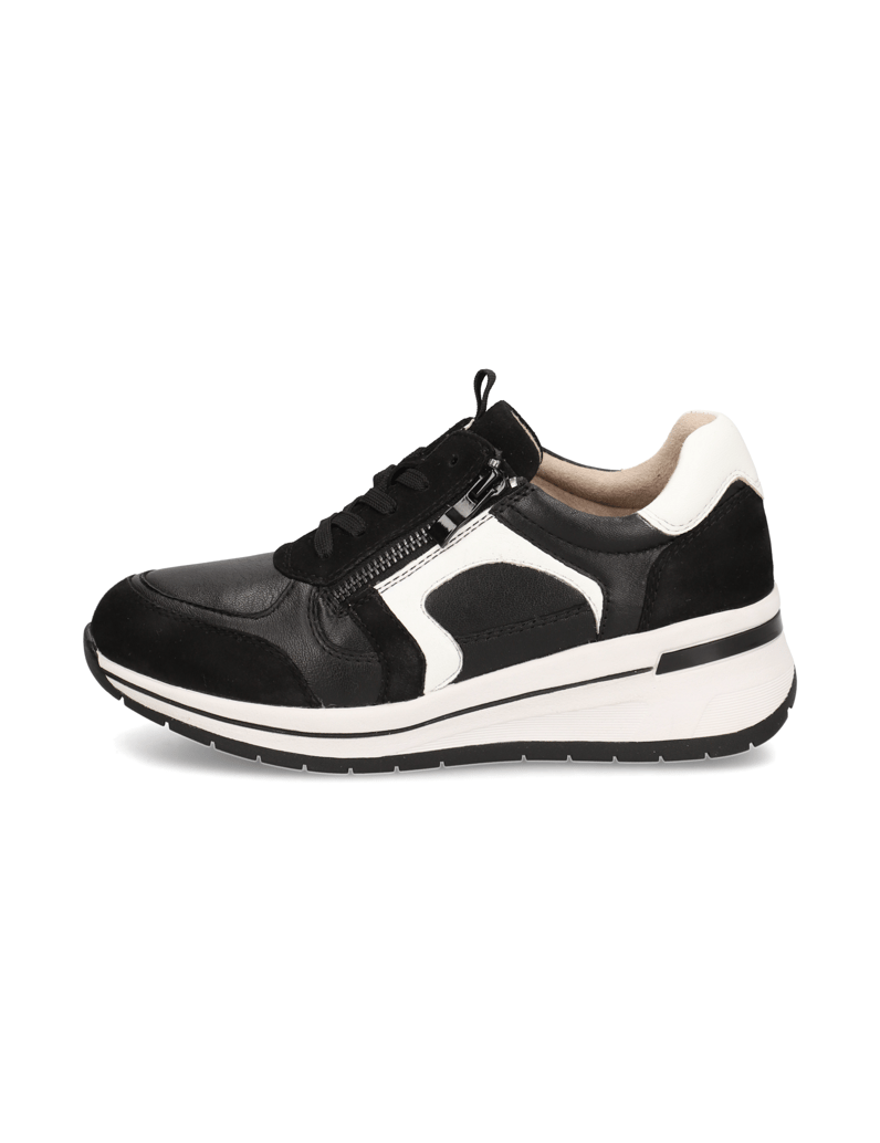 DELKA-hladká-kůže-tenisky-černá