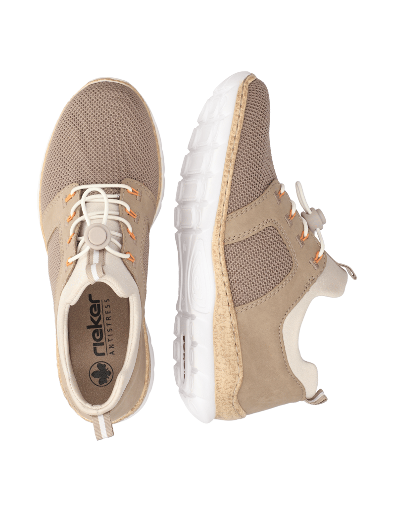 Rieker-Textil-Sneaker-beige