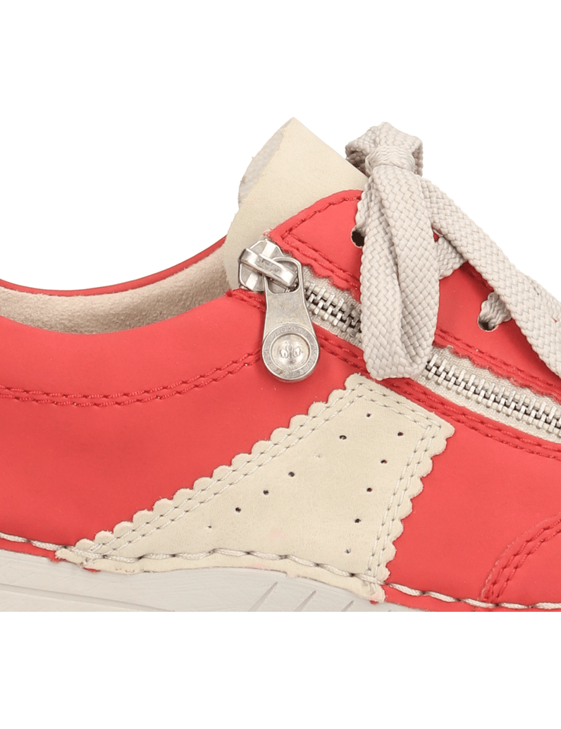 Rieker-imitácia-kože-tenisky-červená
