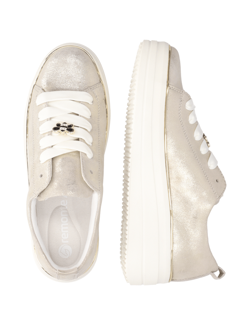 Remonte-velúr-tenisky-béžová