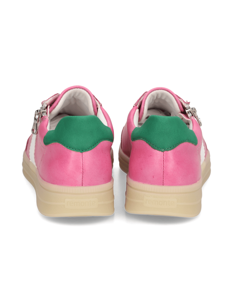 Remonte-hladká-koža-tenisky-ružová