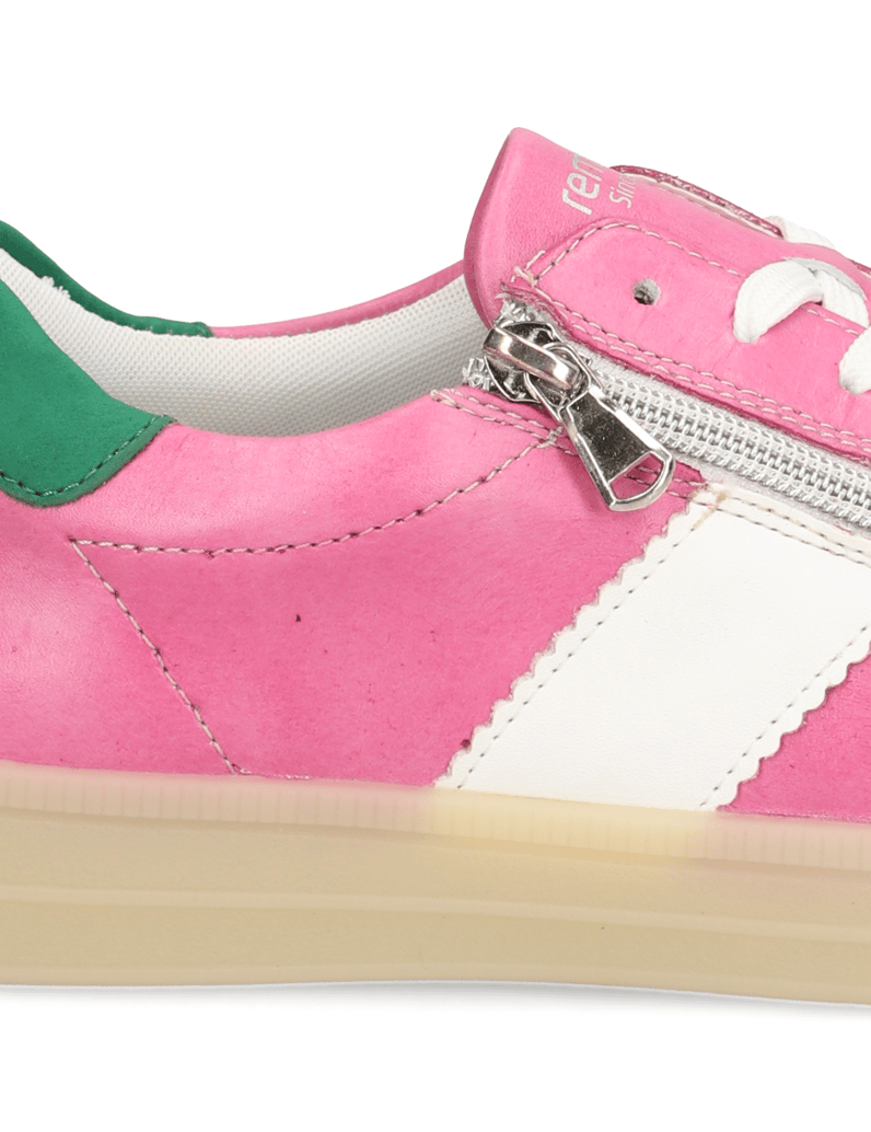 Remonte-hladká-koža-tenisky-ružová