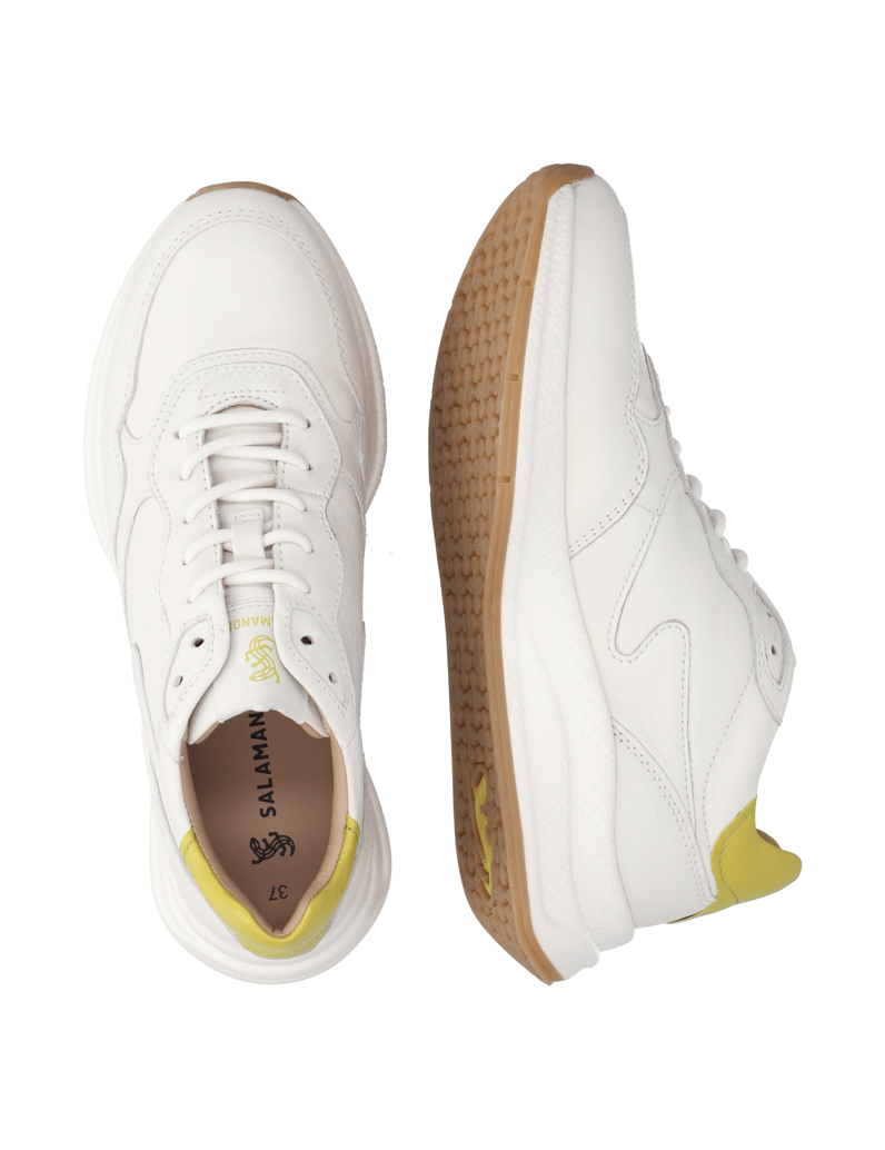 Salamander-hladká-kůže-tenisky-bílá