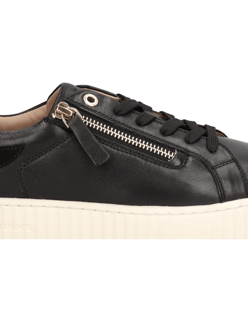 Salamander-hladká-koža-tenisky-čierna