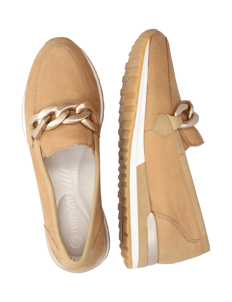 Remonte-Veloursleder-Slipper-klassisch