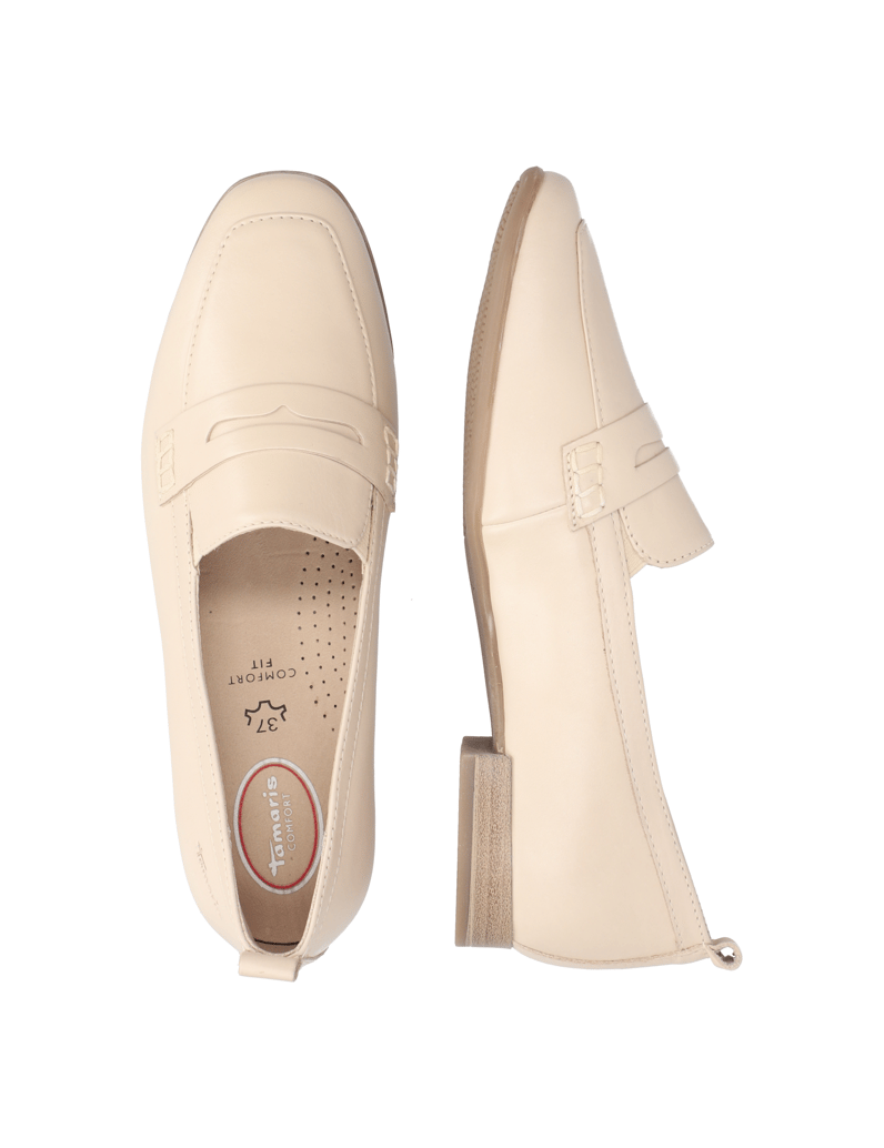 TAMARIS-Comfort-hladká-kůže-klasické-nazouvací-boty-černá