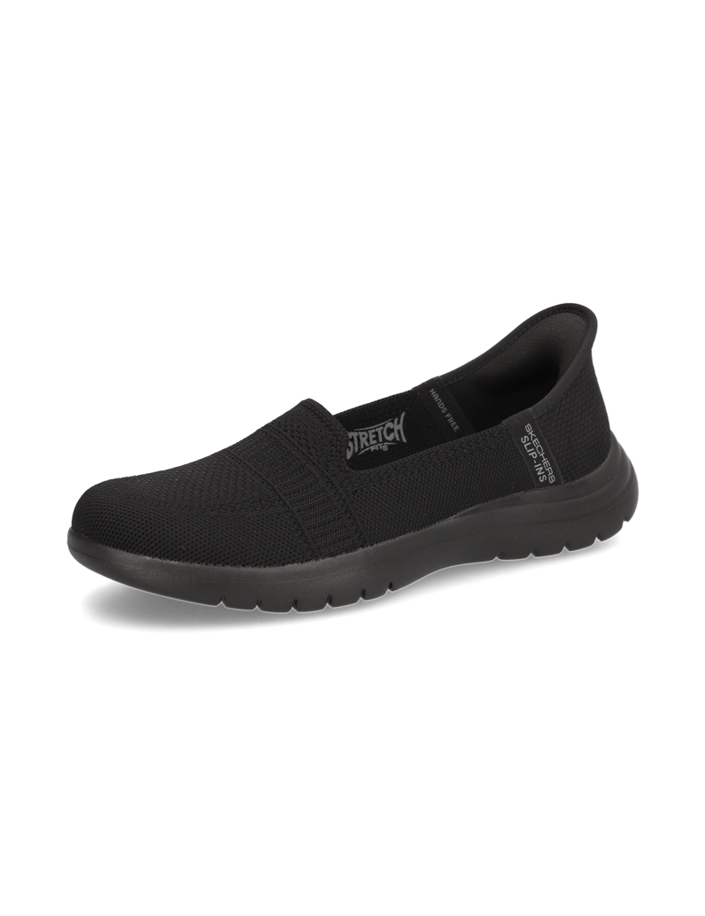 Skechers-SLIP-INS---CAMELLIA-schwarz