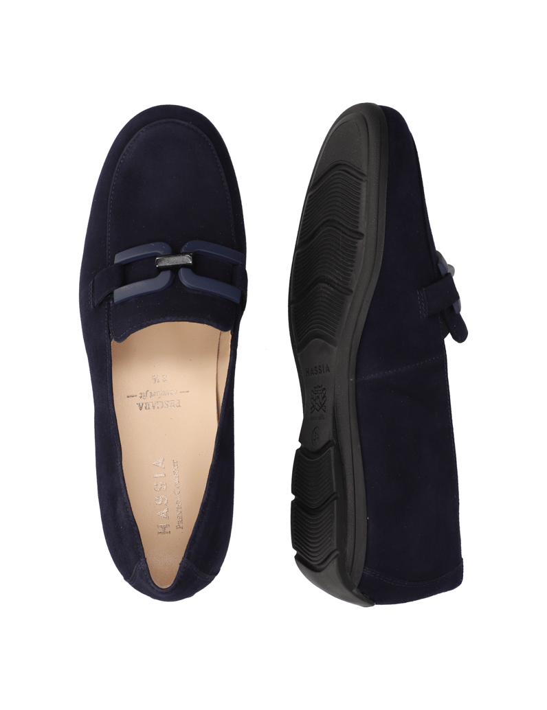 HASSIA-Veloursleder-Slipper-blau