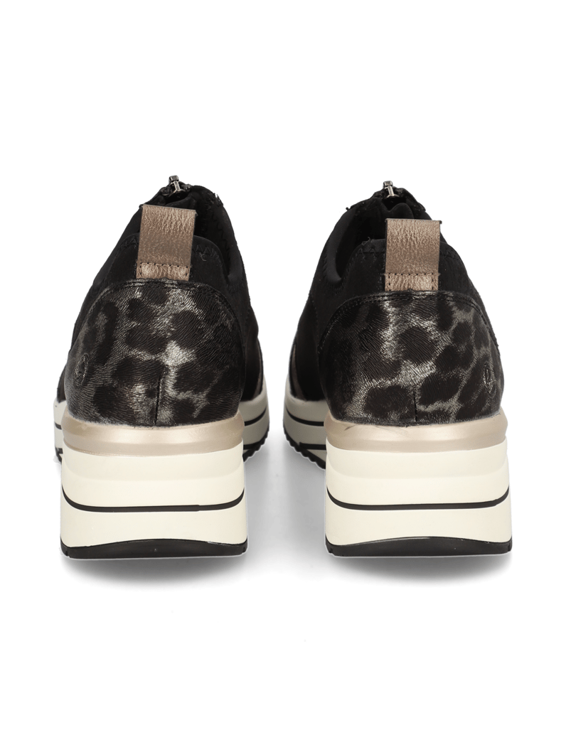 Remonte-Textil-Slipper-sportiv-schwarz