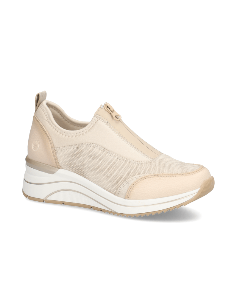 Remonte-textil-klasická-nazúvacia-obuv-béžová