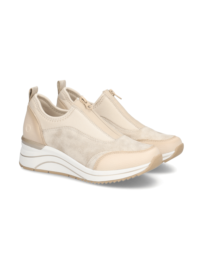 Remonte-textil-klasická-nazúvacia-obuv-béžová