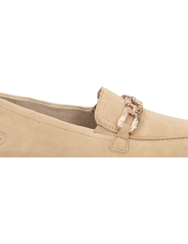 Remonte-velúr-klasická-nazúvacia-obuv-béžová