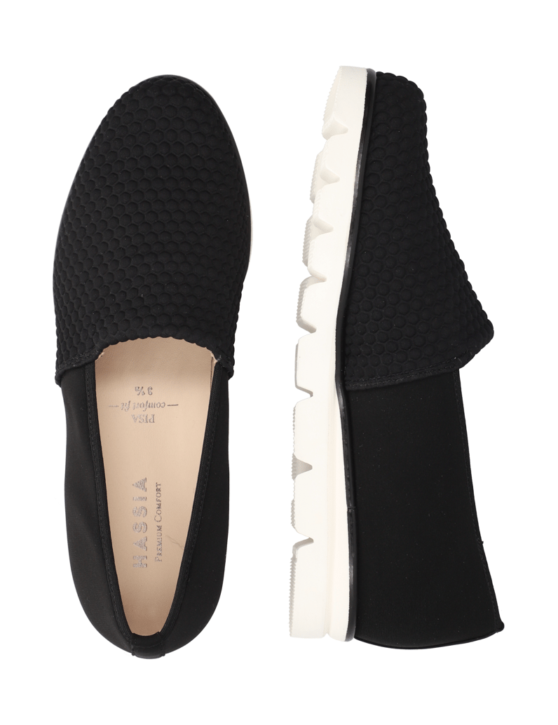 HASSIA-Textil-Slipper-sportiv-schwarz