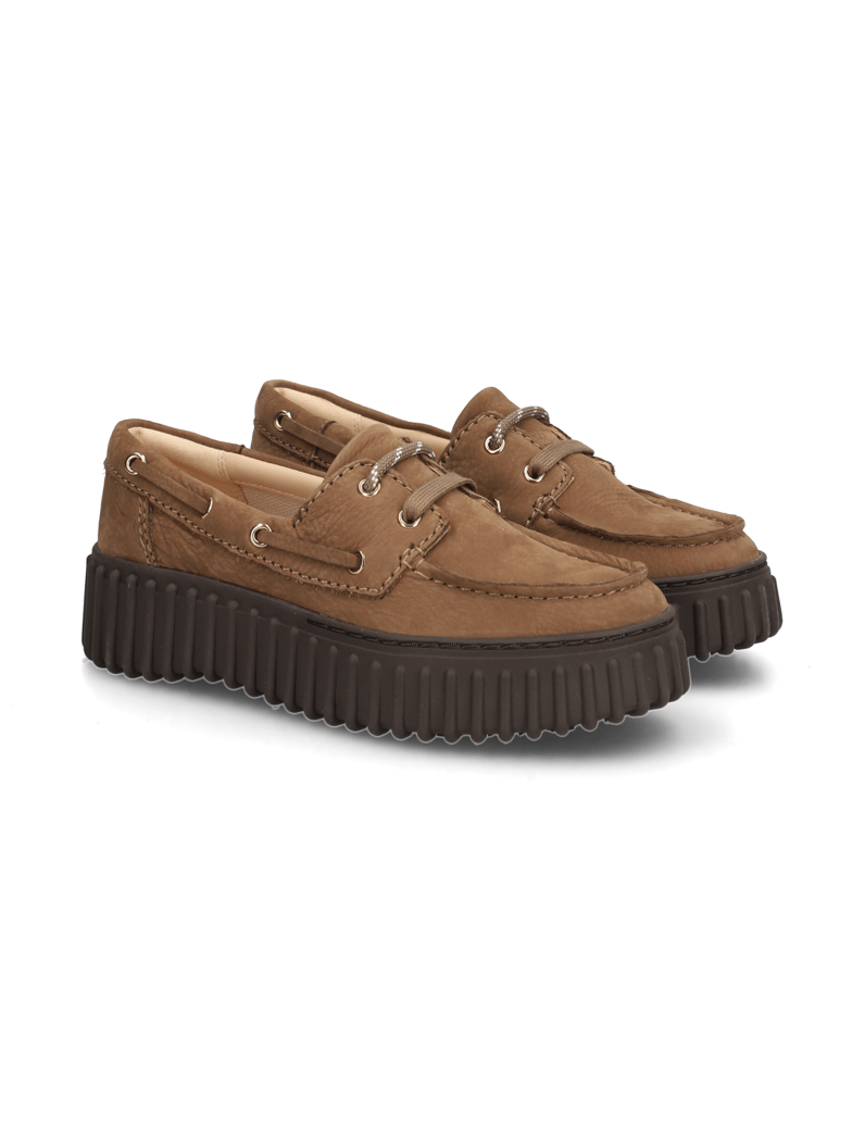 Clarks-W-Torhill-Boat-hnedá