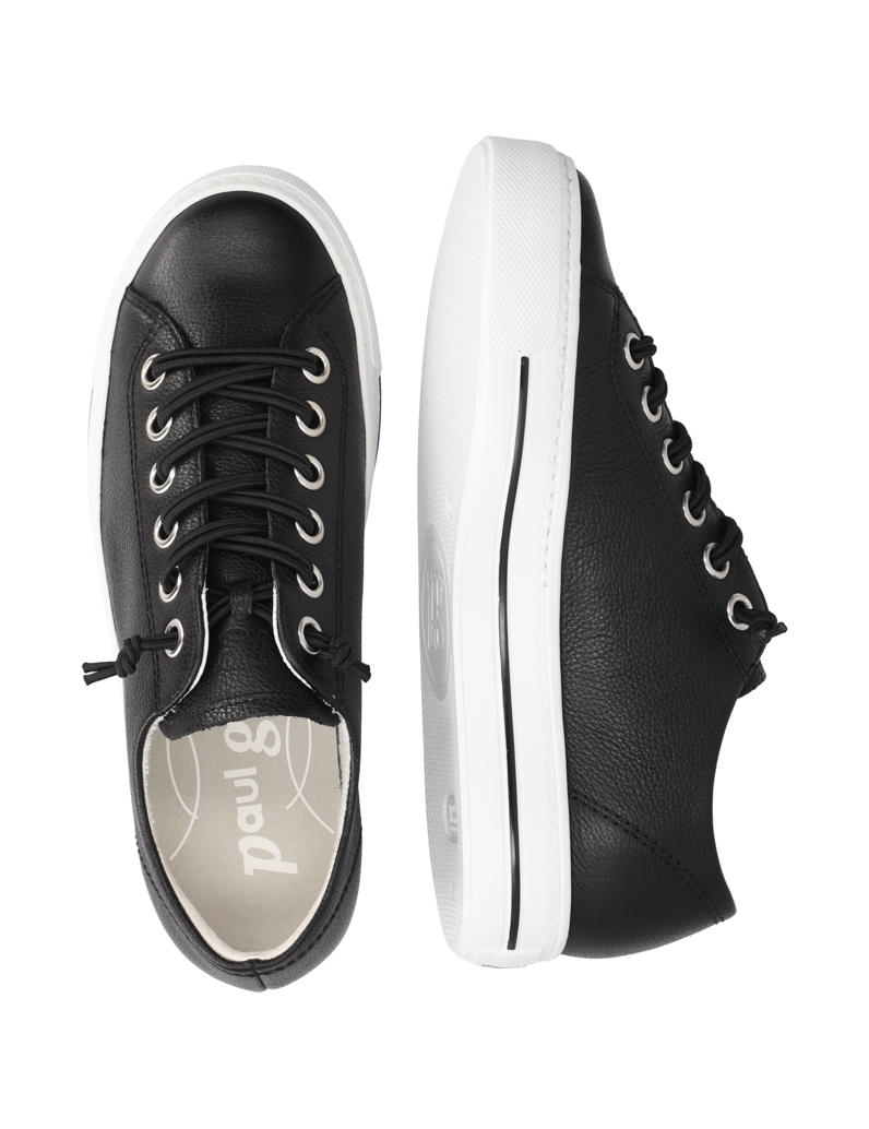 PAUL-GREEN-Glattleder-Sneaker-schwarz