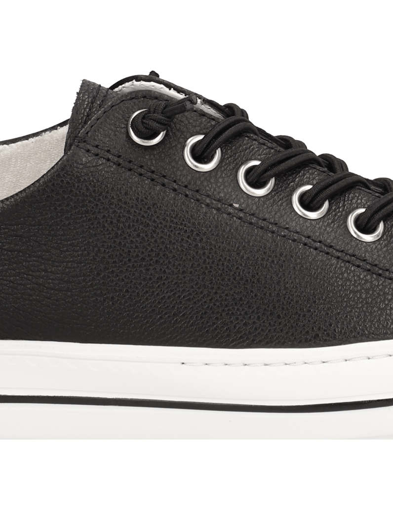 PAUL-GREEN-Glattleder-Sneaker-schwarz