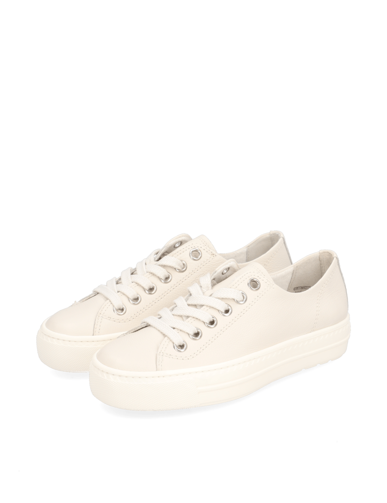 PAUL-GREEN-Glattleder-Sneaker-beige