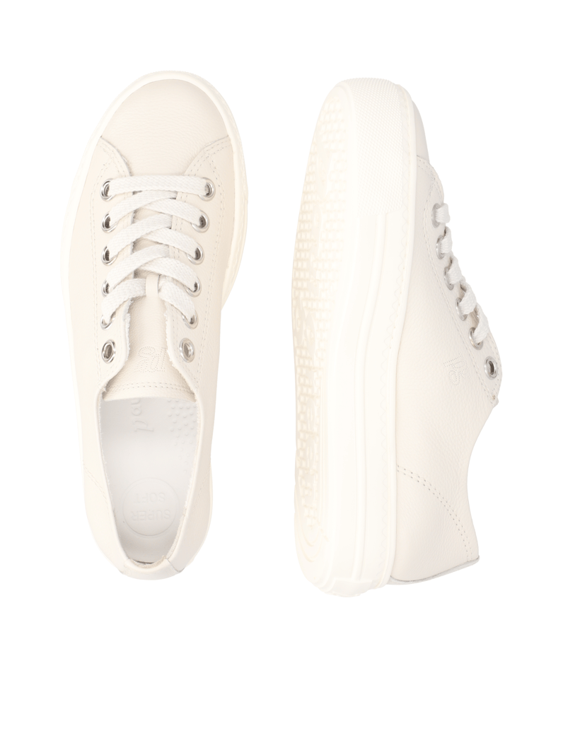 PAUL-GREEN-Glattleder-Sneaker-beige