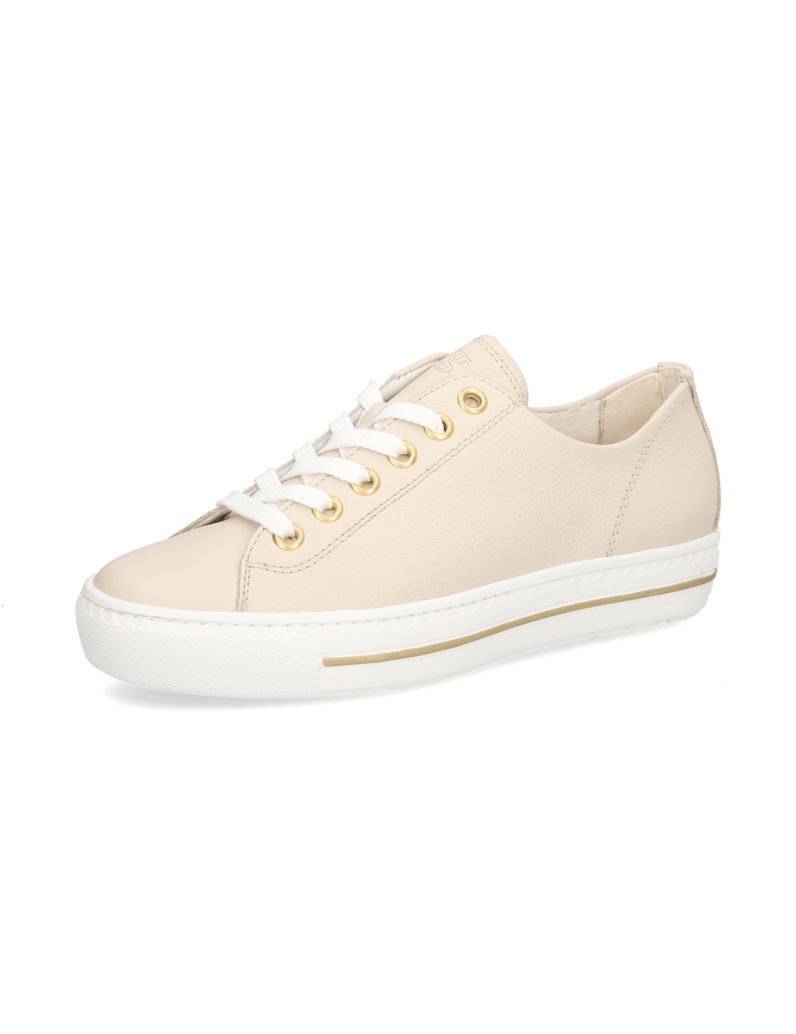 PAUL-GREEN-Glattleder-Sneaker-beige
