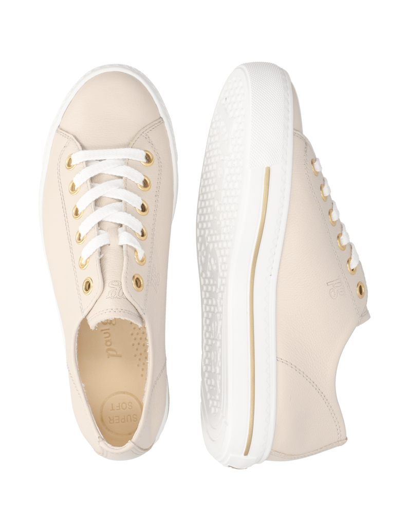 PAUL-GREEN-Glattleder-Sneaker-beige