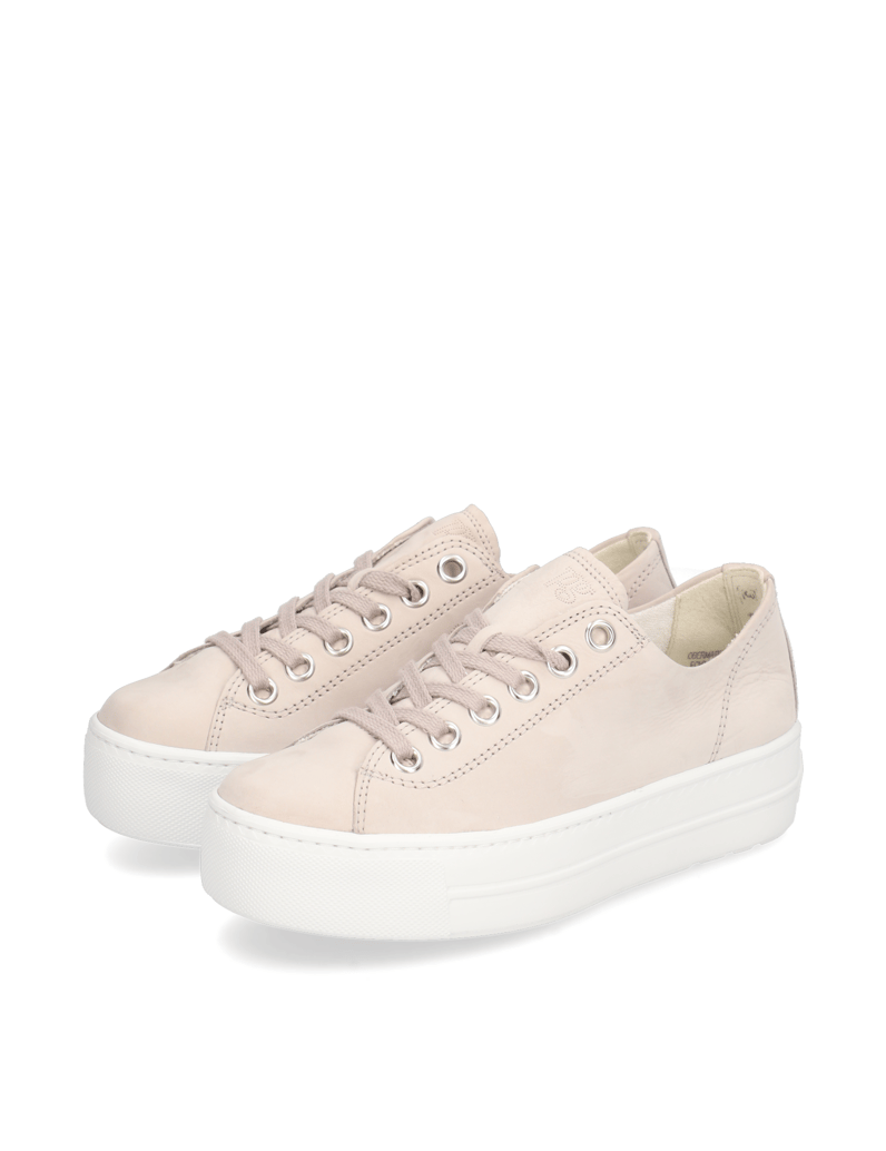 PAUL-GREEN-Nubukleder-Sneaker-weiss