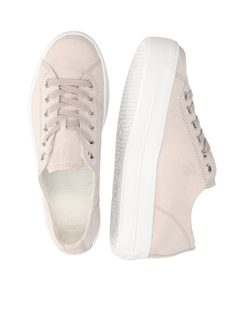 PAUL-GREEN-Nubukleder-Sneaker-weiss