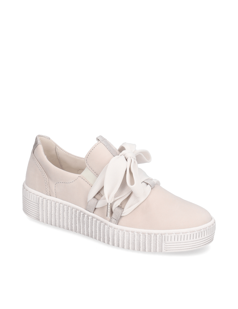 Gabor-Nubukleder-Sneaker-weiss