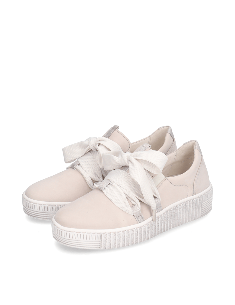 Gabor-Nubukleder-Sneaker-weiss