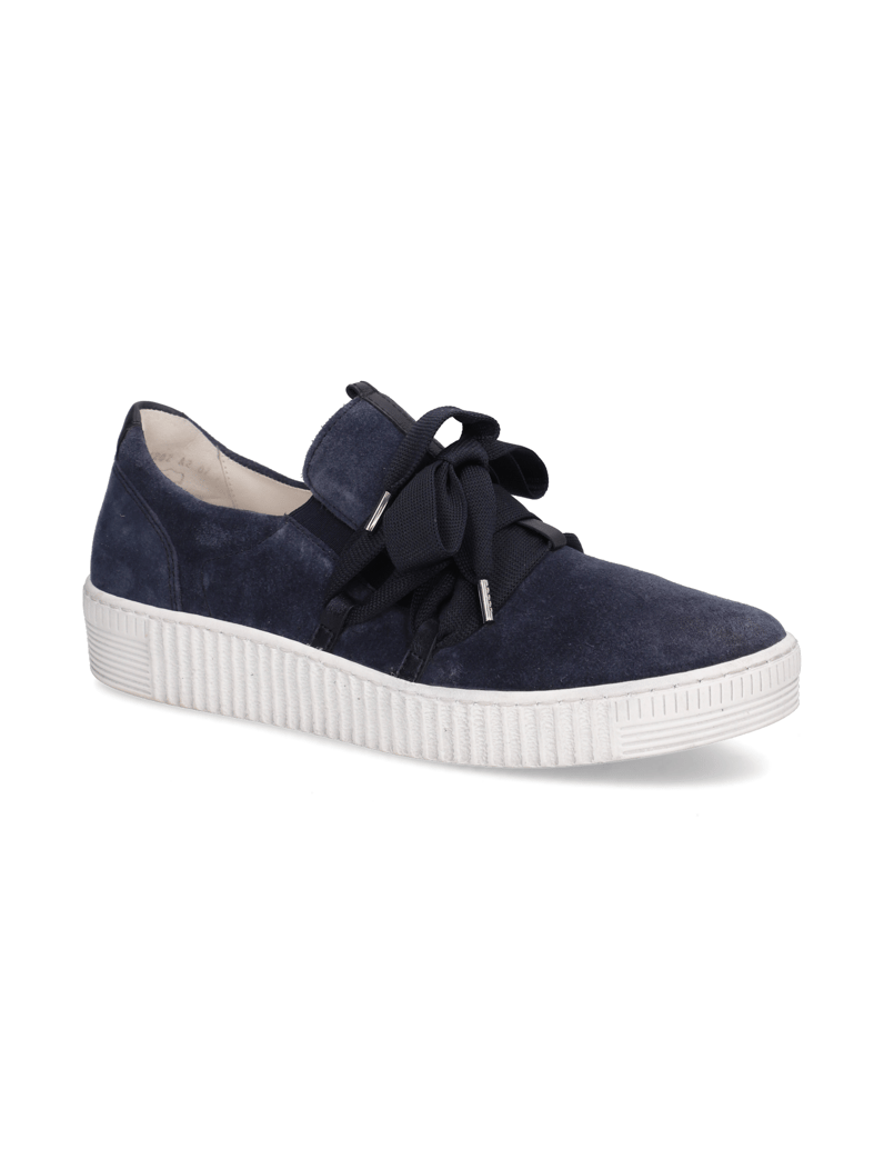 Gabor-Veloursleder-Sneaker-weiss