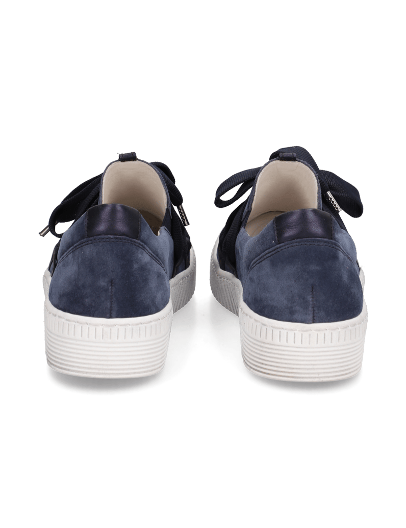 Gabor-Veloursleder-Sneaker-weiss