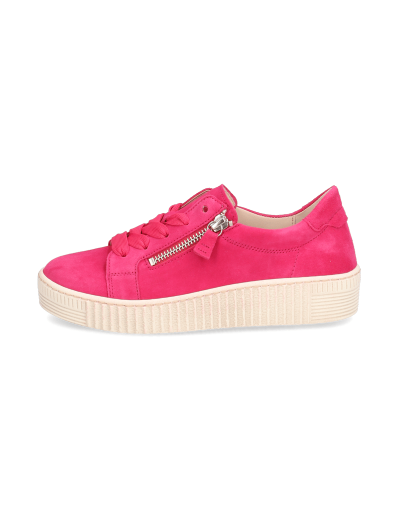 Gabor-Veloursleder-Sneaker-oliv