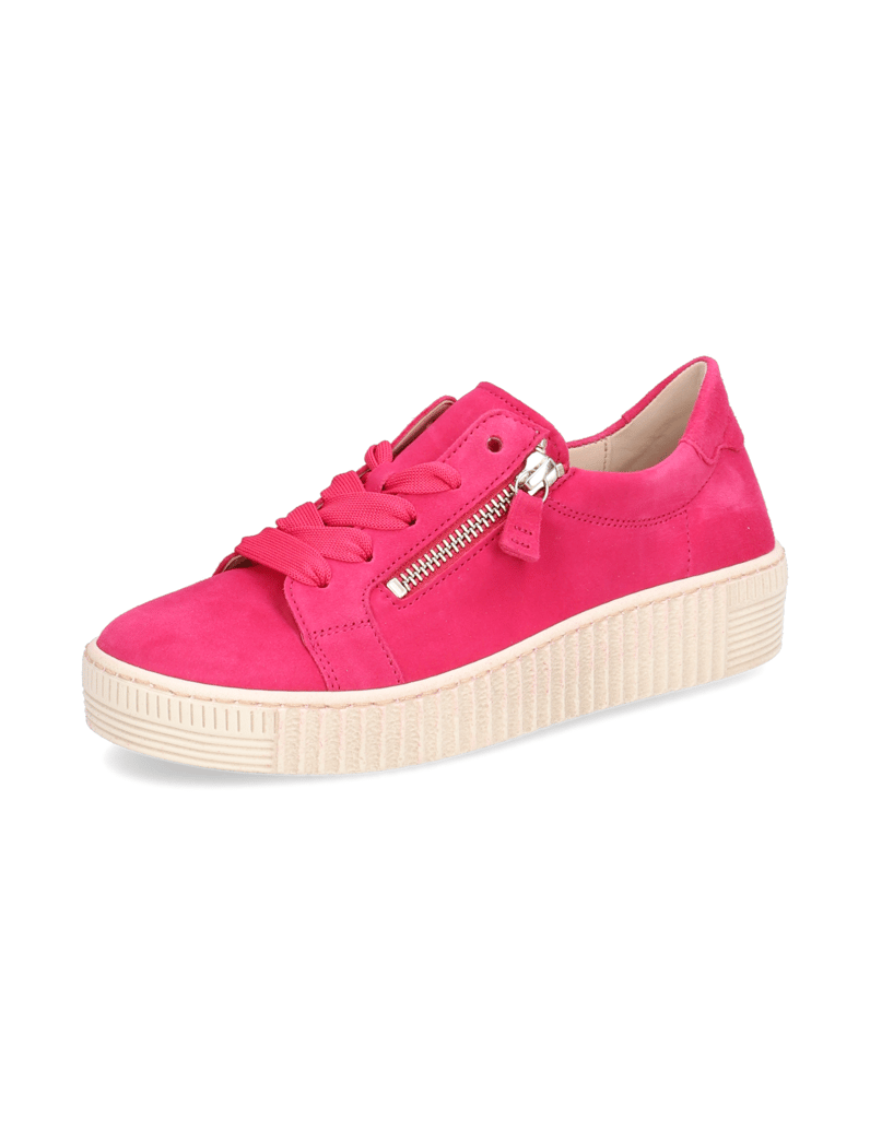 Gabor-Veloursleder-Sneaker-oliv