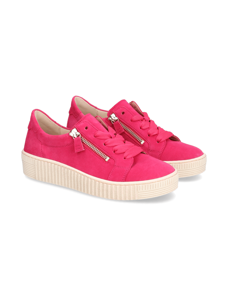 Gabor-Veloursleder-Sneaker-oliv