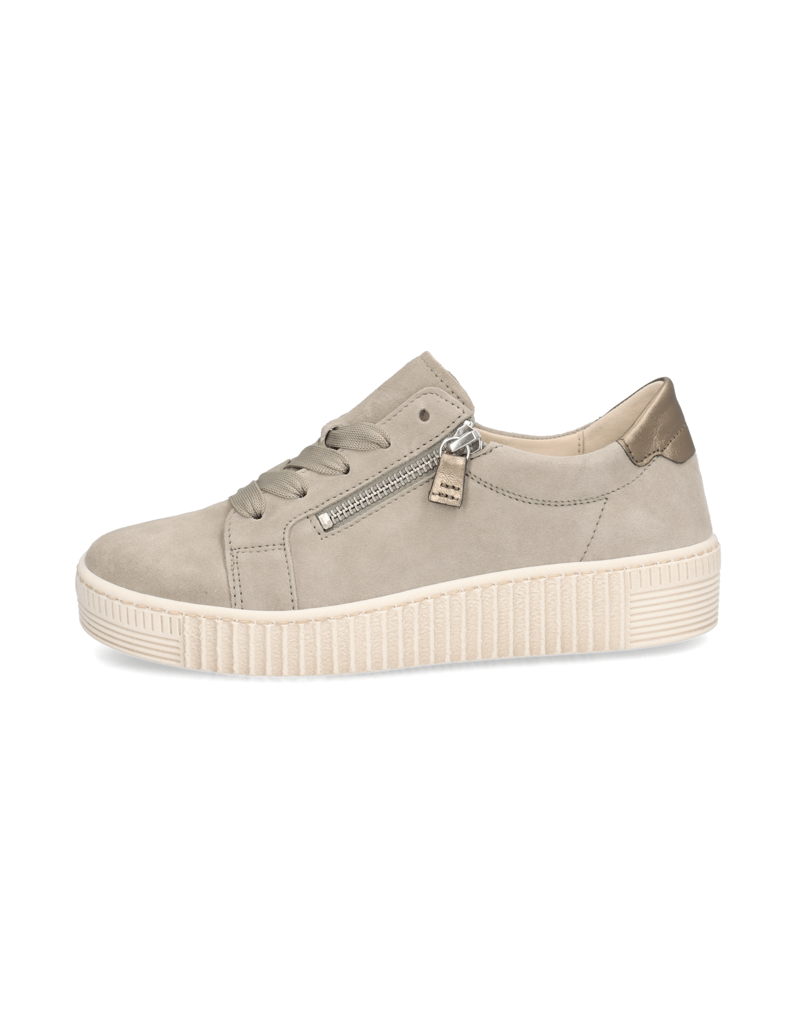 Gabor-Veloursleder-Sneaker-oliv