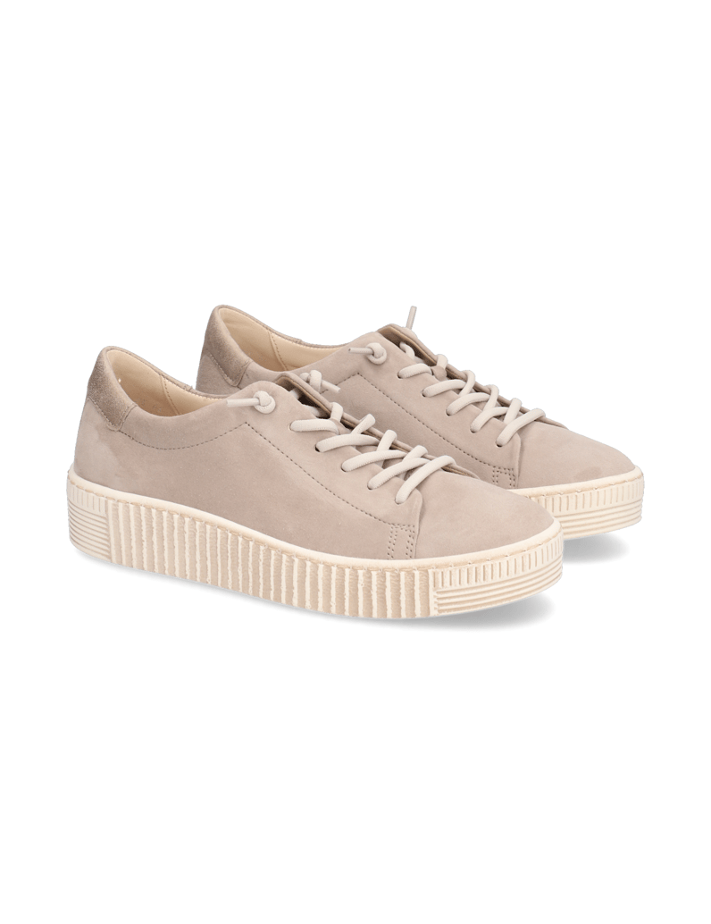 Gabor-Veloursleder-Sneaker-weiss