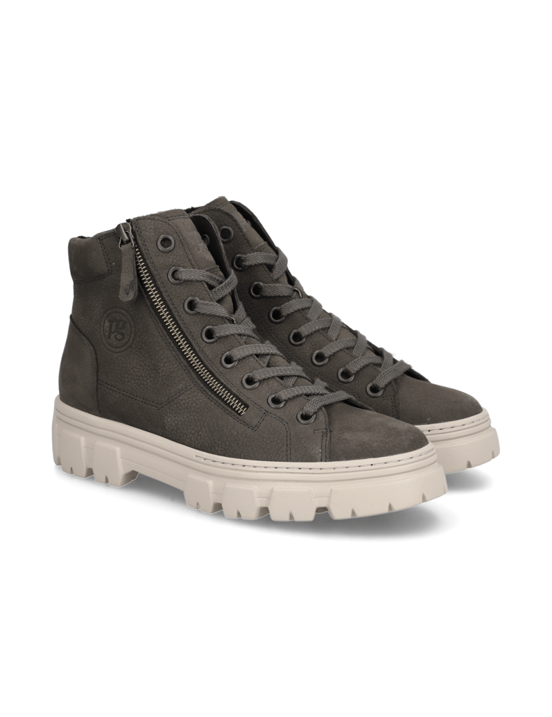 PAUL-GREEN-Nubukleder-Sneaker-Mid-Cut-grau