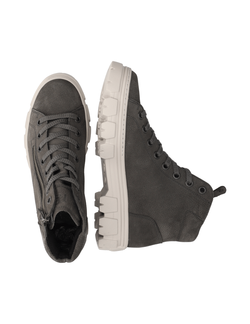 PAUL-GREEN-Nubukleder-Sneaker-Mid-Cut-grau